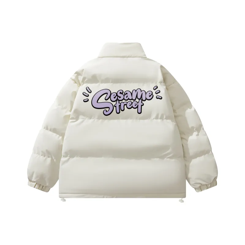 SESAME STREET Fall Winter Puffer Jacket Unisex-2