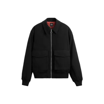ZARA Jackets Men Black