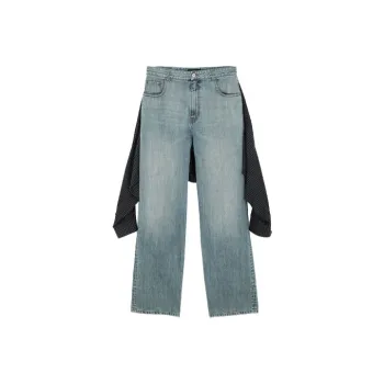 Balenciaga Hybrid Shirt Boyfriend Jeans