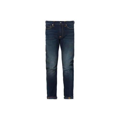 EVISU Slim Fit Pants Jeans Men's Denim Blue