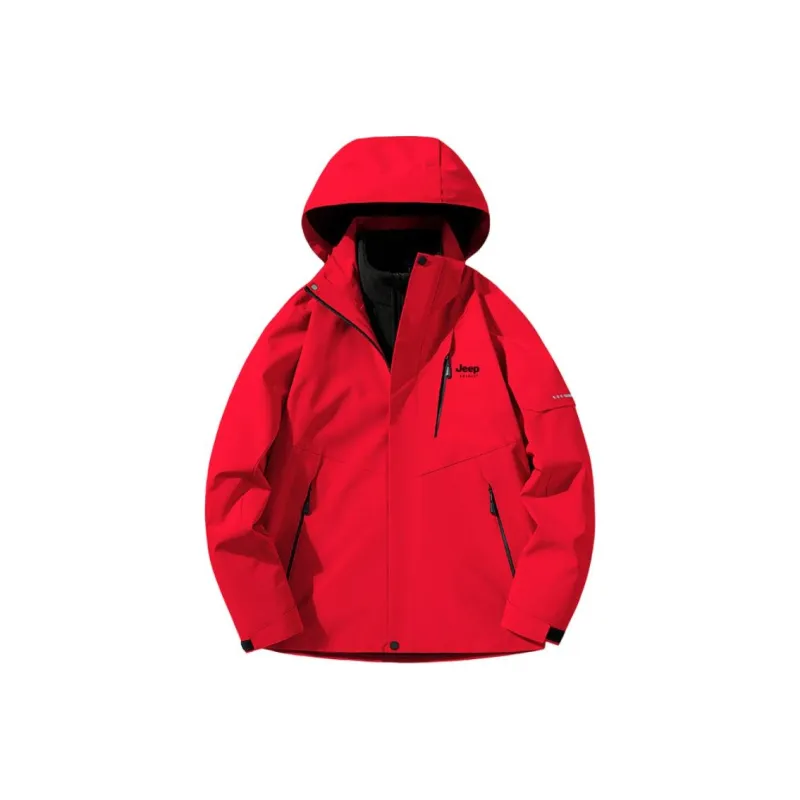JEEP SPIRIT Windproof, Water Repellent, And Rainproof Windbreaker Jacket Unisex-7