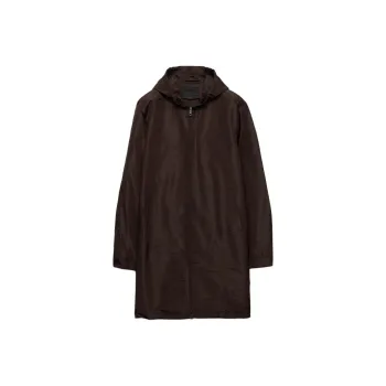 PRADA SS25 Coat Men's Dark Brown