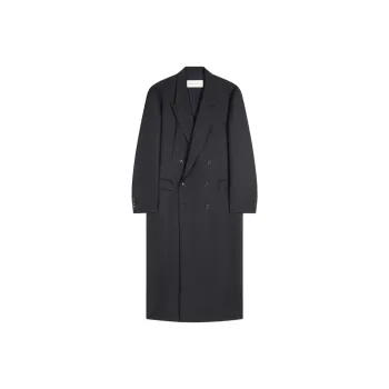 DRIES VAN NOTEN FW24 Coats Men's Marine Blue