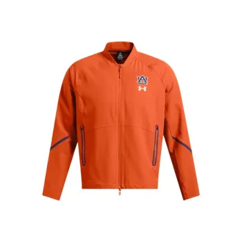 Under Armour WOVEN Collection Unstoppable Collegiate Bomber Jackets Coats Men's Orange