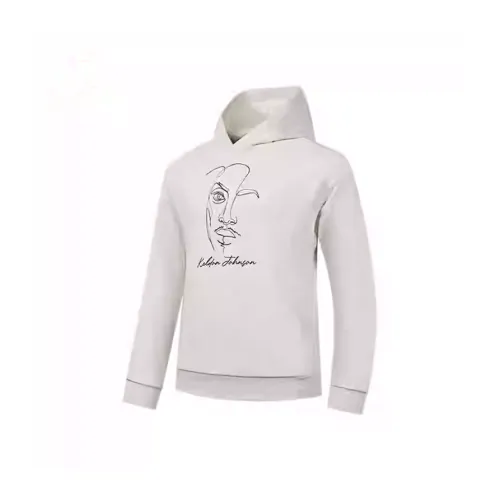 QIAODAN Sweatshirt Men's Snowflake Gray Yarn