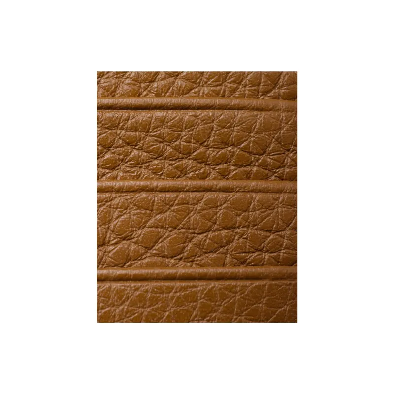 PRADA Vitello Dino Cow Leather Card Holder Men's Cognac Brandy-2