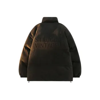 Struggle Vintage95 Suede Puffer Jacket Unisex