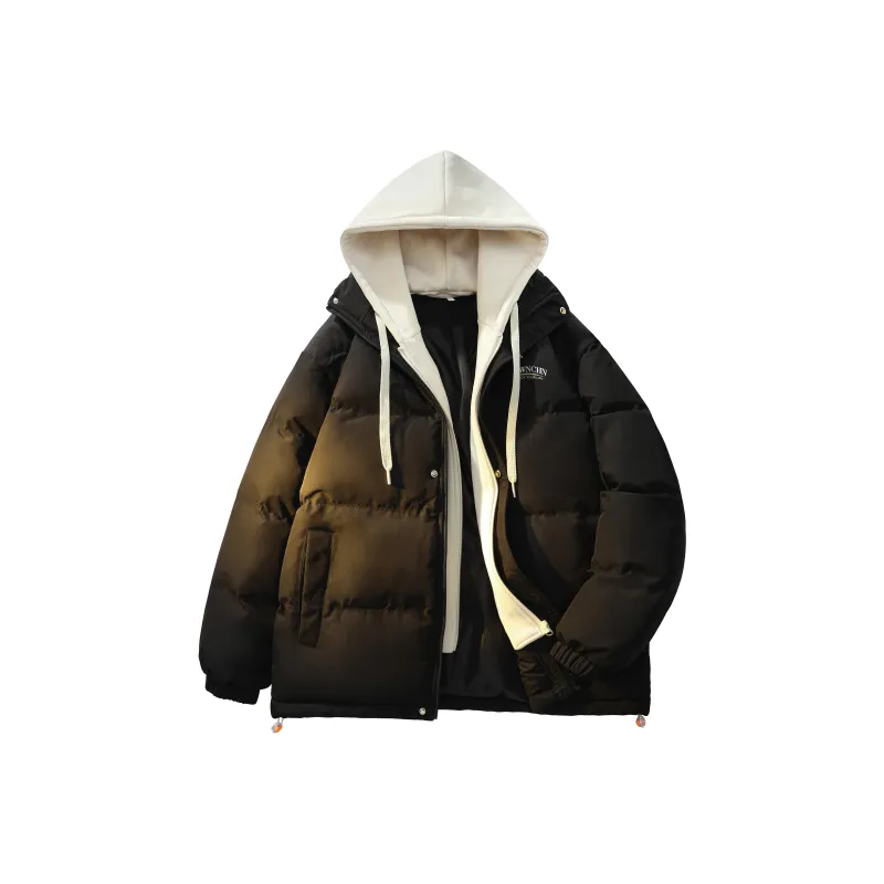 LIVINGTOWN Puffer Jacket Unisex Black-6