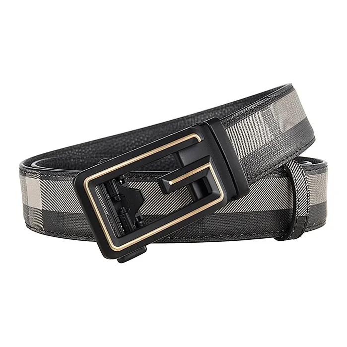 Lanza Top Grain Cow Leather Belts Unisex Width 3.5CM-2