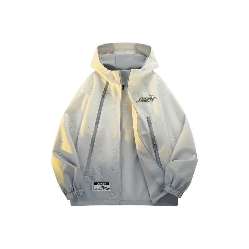 AKIN Jackets Coats Unisex Gradient Green-6