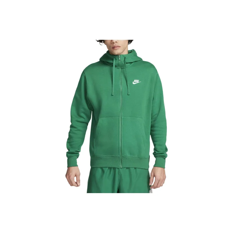 Nike Full Zip Hoodie Jackets Coats Men's Green-0
