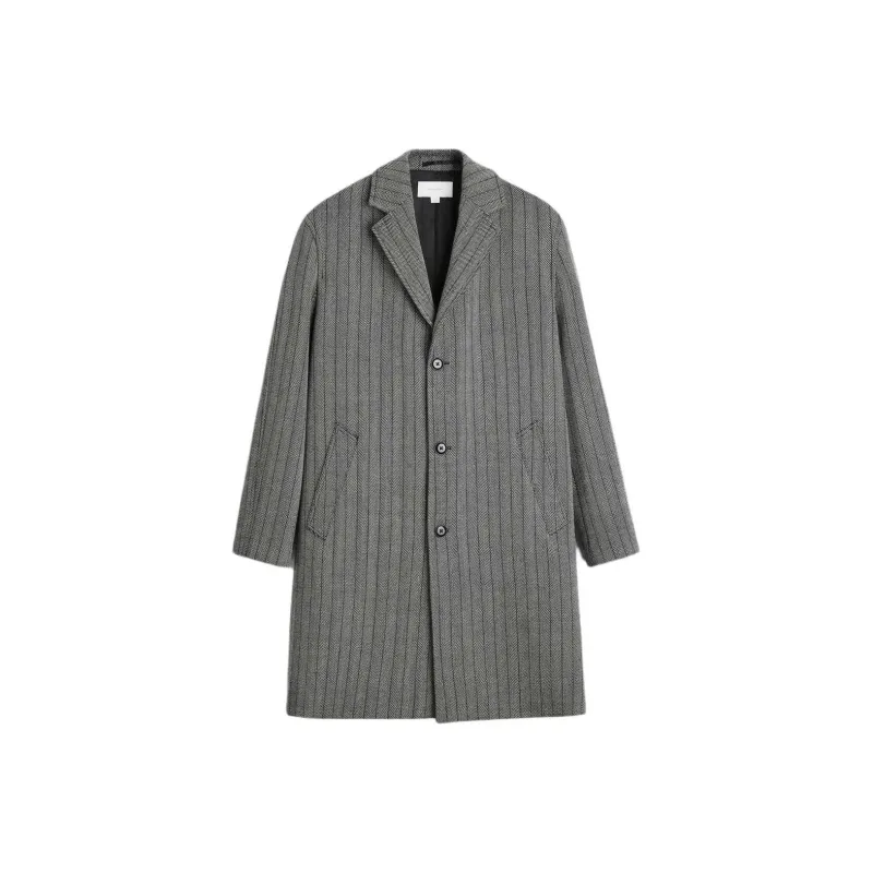 ZARA Coats Men Gray-0