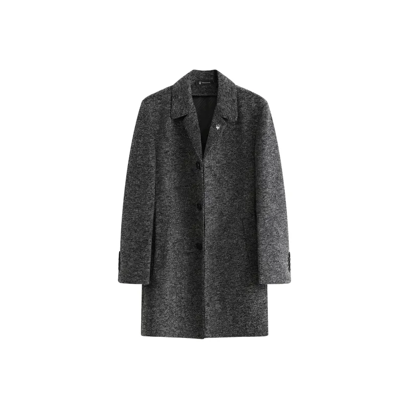 Maserati Coats Unisex Gray-0