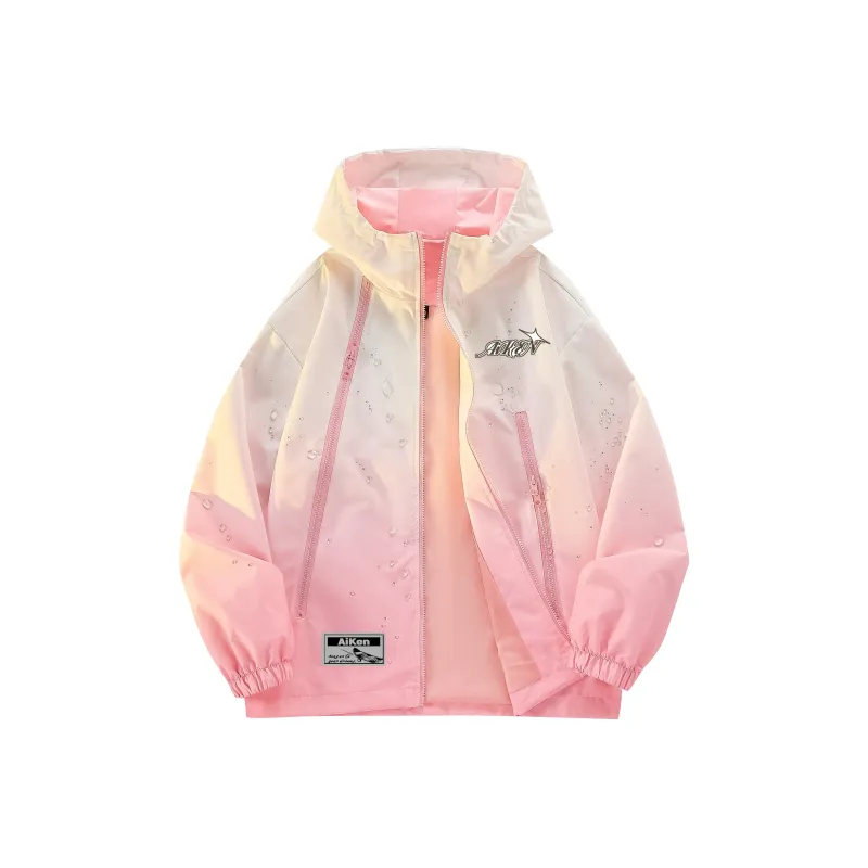 AKIN Jackets Coats Unisex Gradient Green-14