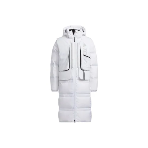 Adidas LONG DOWN JACKET Down Jacket Unisex White