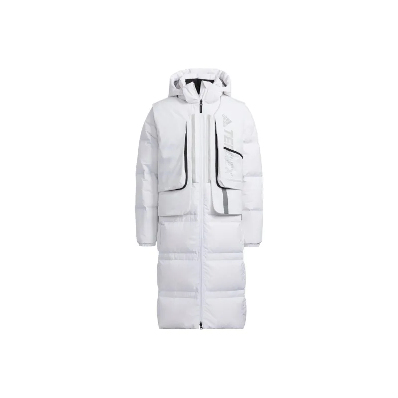 Adidas LONG DOWN JACKET Down Jacket Unisex White-0