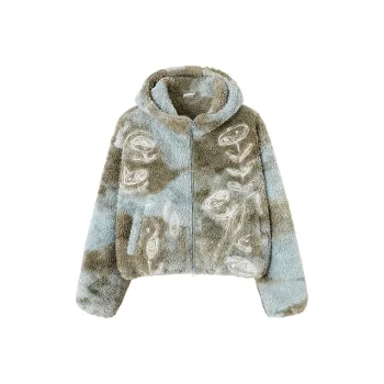 CONP Velvet feel Coat Unisex Ocean Blue