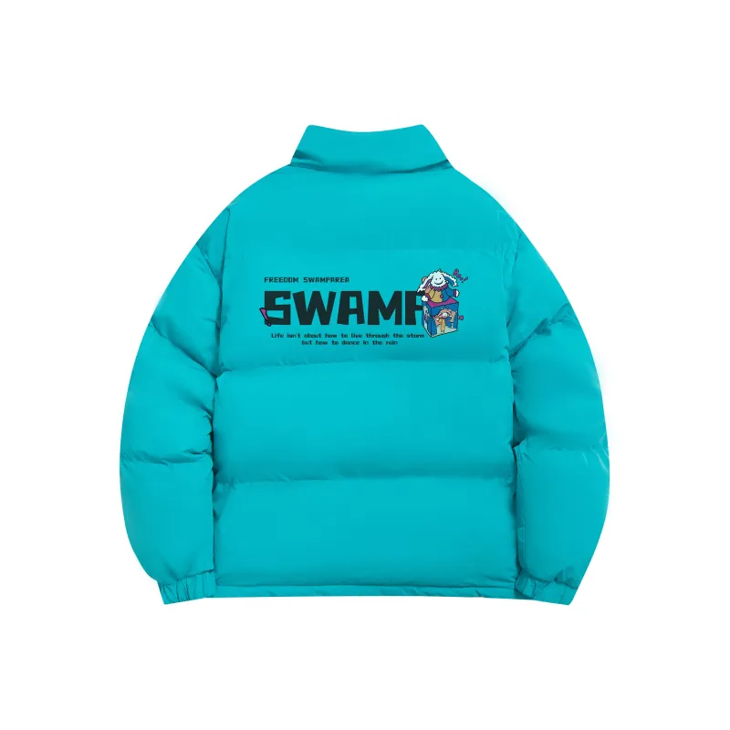 SWAMP AREA Puffer Jacket Unisex-4