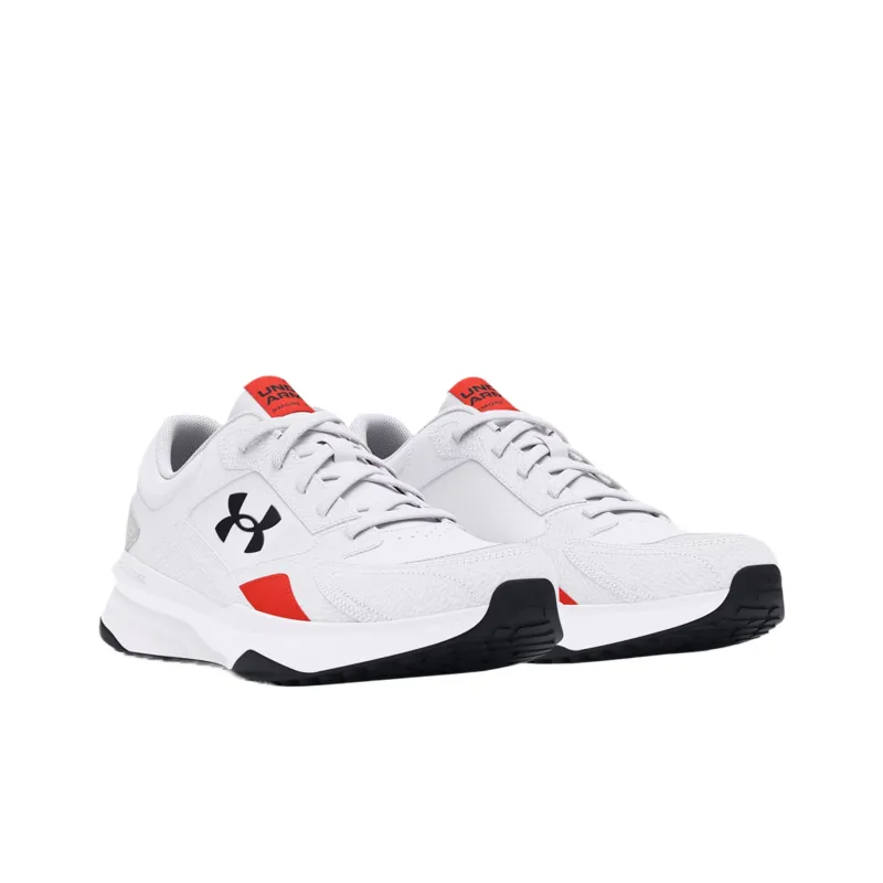 Under Armour Charged Edge Low Top Training Shoes Men's White-3