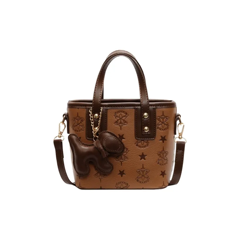 MARKANGARO PU Basket Bag Handbag Regular Women's Ecru-10