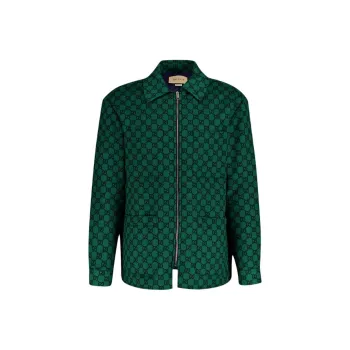 GUCCI Jackets & Coats Men's Green