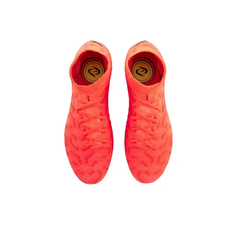 Nike Phantom Luna Elite FG Rubber Long Studs Anti Slip Wear Resistant Soccer Shoes Women's Red-2