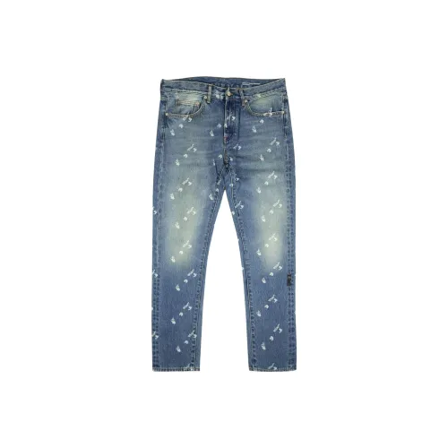 OFF WHITE Jeans Unisex Blue