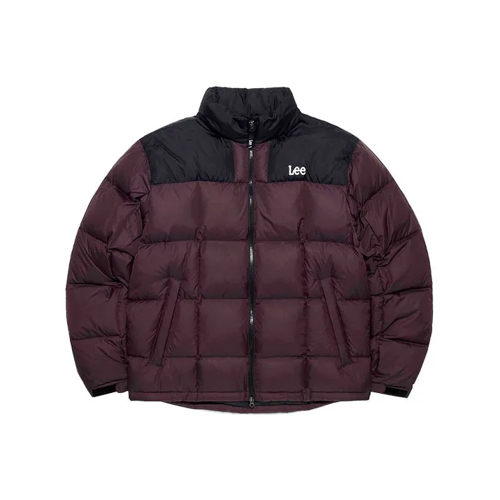 Lee Down Jacket Unisex Burgundy-0