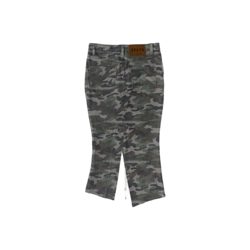 Rose Denim Long Skirt Women's Camouflage-1