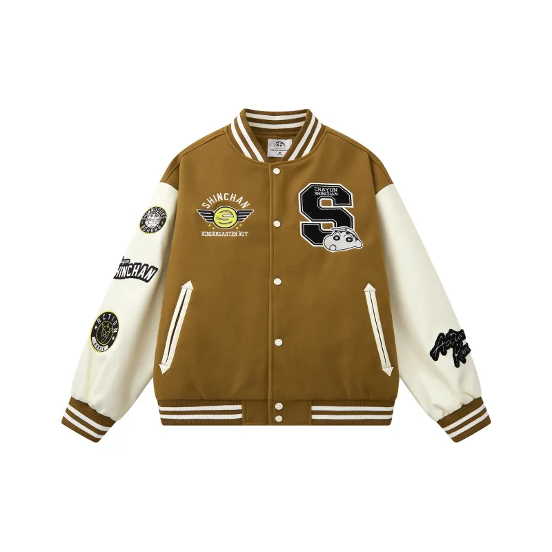 Crayon Shinchan Baseball Jacket Unisex-2