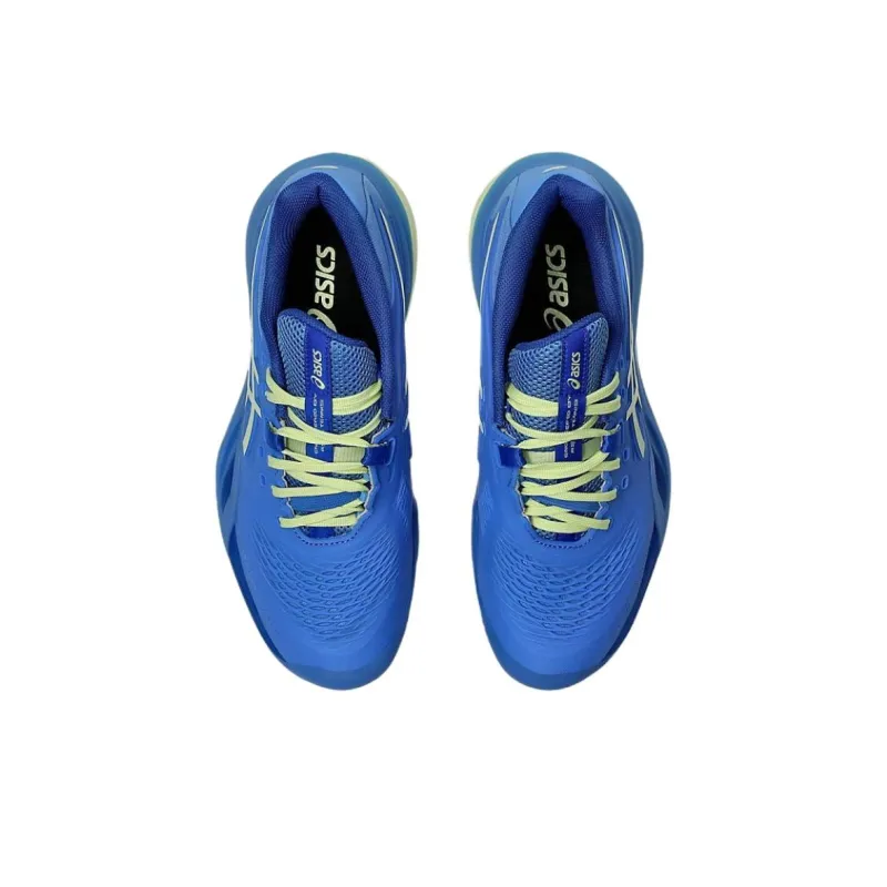 Asics Gel Resolution X Clay Blue Coast Huddle Yellow Women's-4