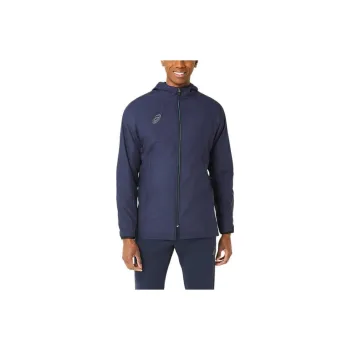 Asics Fleece-lined Breaker Jackets Men Dark Blue