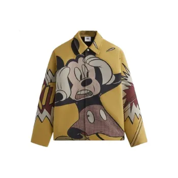 KITH X Disney Mickey & Friends Tapestry Coaches Jacket