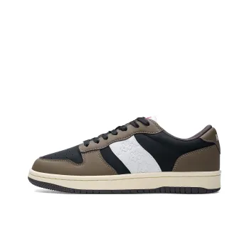 Kappa Back to Back Anti Slip Wear Resistant Low Top Skateboard Shoes Unisex Brown