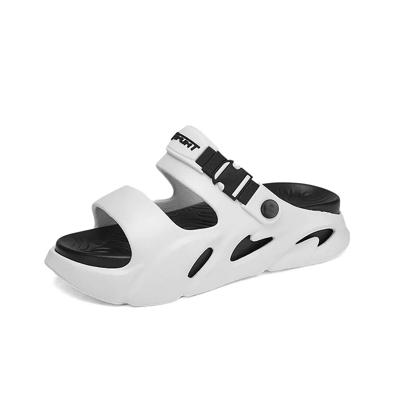 CAMOSI Beach Sandals Unisex Black Gray/White Black/Orange/Mint Green-1