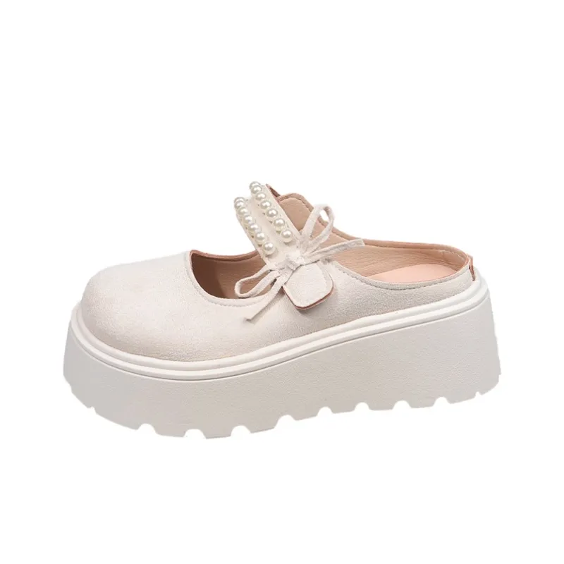 Puppytown Rubber Sole Slip Resistant Abrasion Resistant Closed Toe Slippers Women's-6