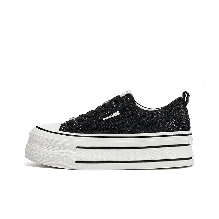 DAPHNE Anti Slip Wear Resistant Low Top Skateboard Shoes Women's-0