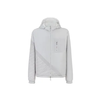 FENDI Jackets Coats Men's Light Gray