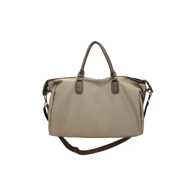 GOBLIN SHARKS 1759 Nylon Spell PU Travel Bag 40L Unisex Black/Khaki/Gray-7
