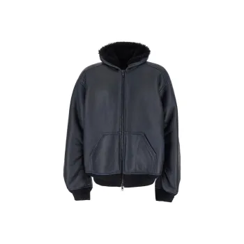 Balenciaga Zip-Up Hooded Jacket