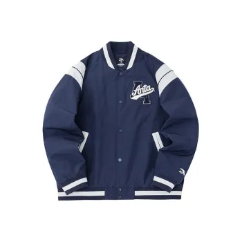 Anta Life Collection Baseball Jacket Unisex Deep Navy Blue