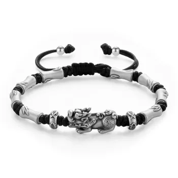 Lao Feng Xiang S999 Silver Pure Silver Bracelets Men's