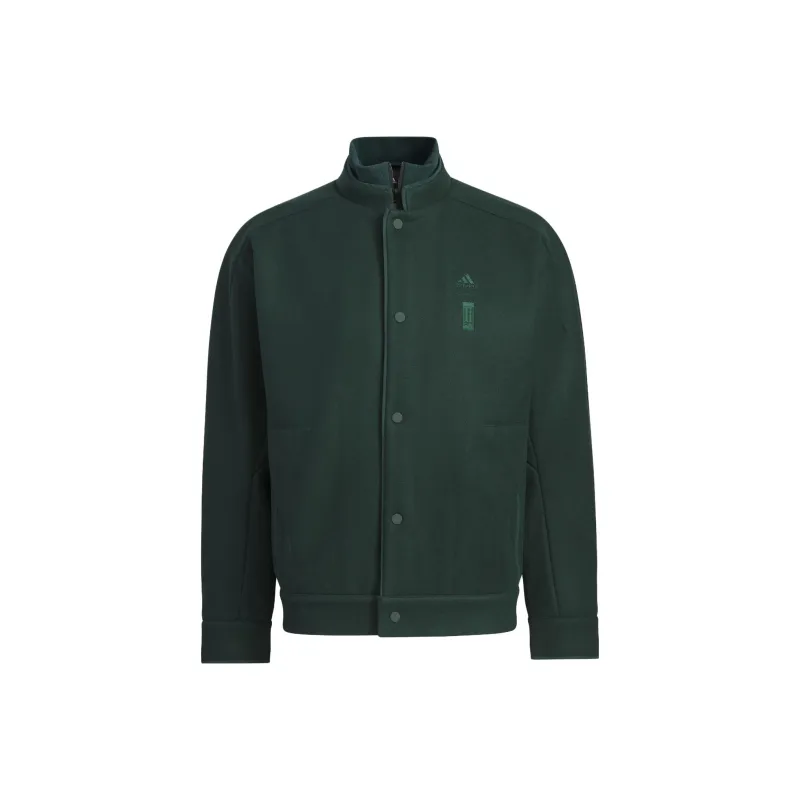 Adidas Wuji Series Wuji Melton Jacket Jackets Coats Men's Dark Green-0