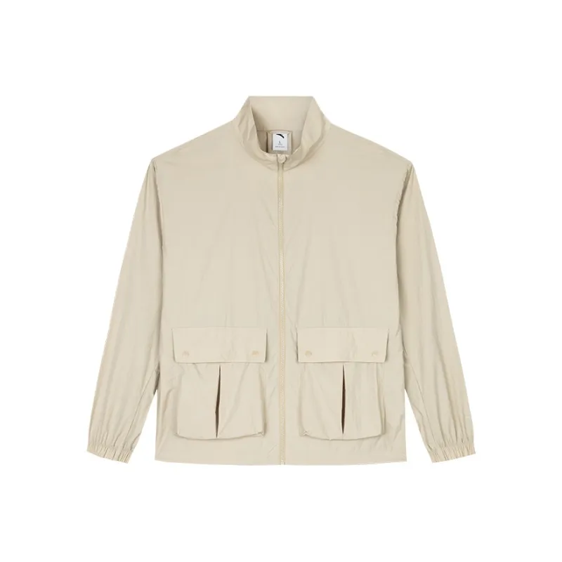 CHAOJIANTA Baseball Jacket Men's Latte Khaki-0