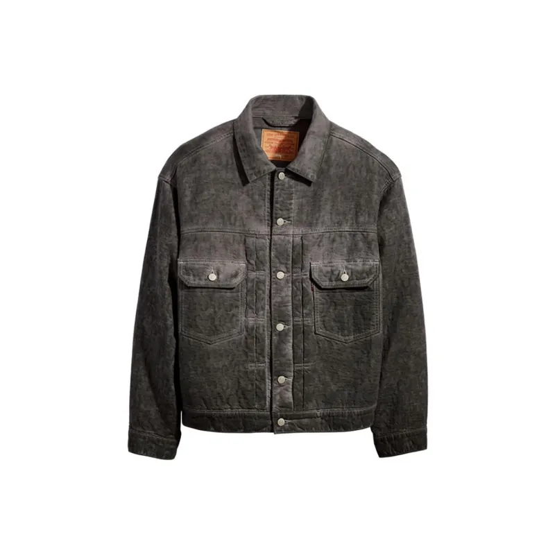 Levis X Stussy X Levis Jackets Unisex Black-0