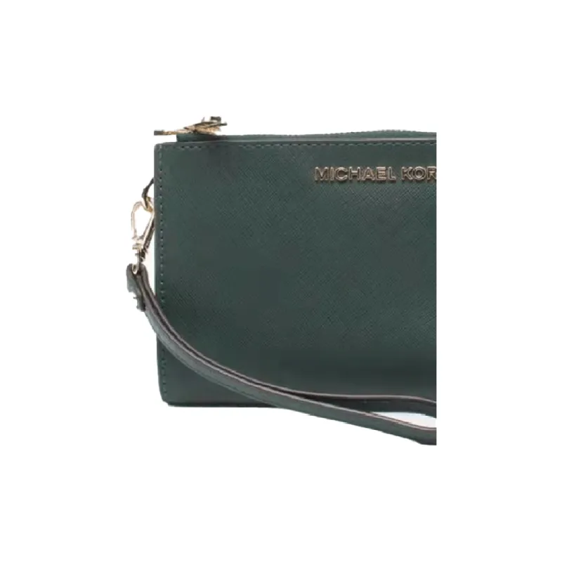 MICHAEL KORS MICHAEL KORS Handbag Collection Hattie Leather Clutch Large Size Women's Jasper-1