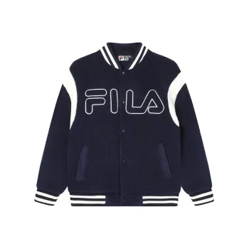 FILA Baseball Jacket Outerwear Men's Dark Silent Blue