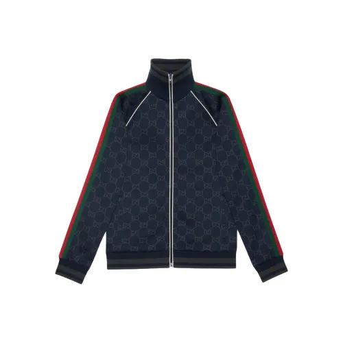 GUCCI SS24 Jackets & Coats Men's Dark Blue