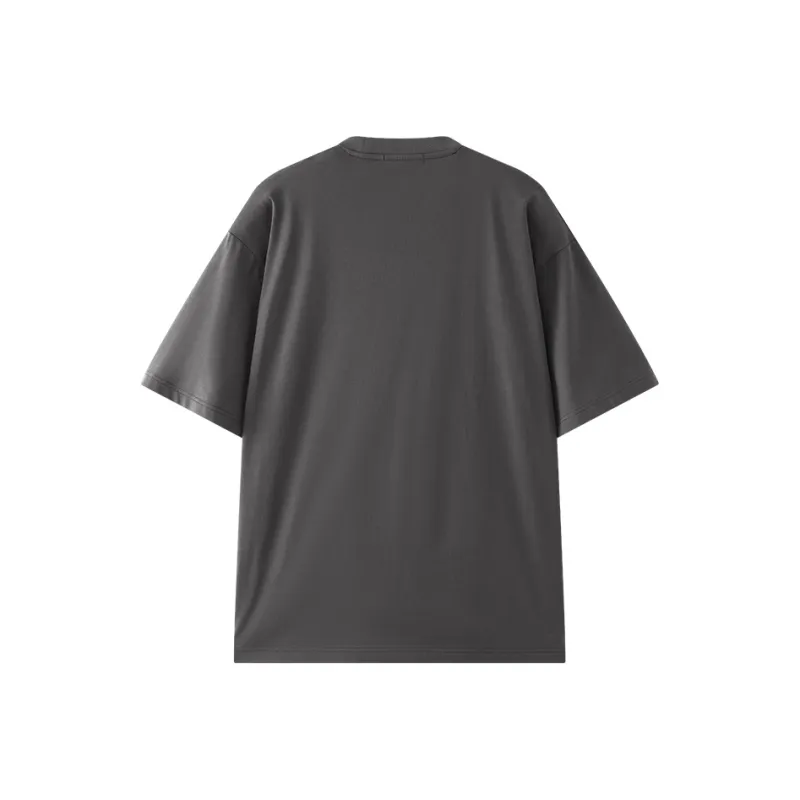 Organic Emotion T Shirt Unisex Charcoal Black-2
