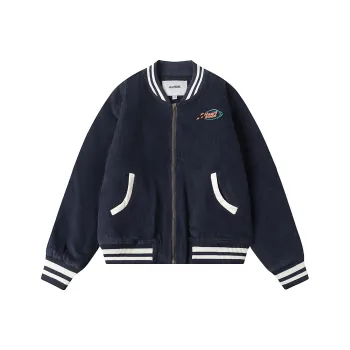Heartboon Baseball Jacket Unisex Blue
